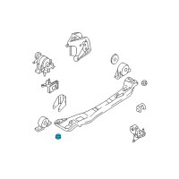 OEM 2002 Nissan Sentra Pad-Engine Mounting Member Diagram - 11248-4Z700