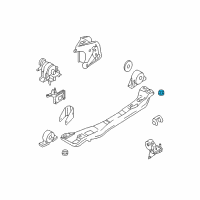 OEM 2000 Nissan Sentra Pad-Engine Mounting Member Diagram - 11248-4M410