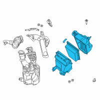 OEM 2013 Nissan Sentra Air Cleaner Diagram - 16500-3RC2A