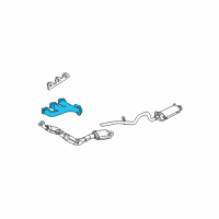 OEM 2000 Mercury Mountaineer Manifold Diagram - YU3Z-9430-AA