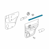 OEM 2009 Chrysler Aspen Seal-Rear Door Diagram - 55364081AD