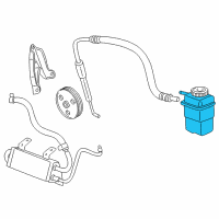 OEM 2002 Dodge Neon Power Steering Pump Diagram - 5272780AH