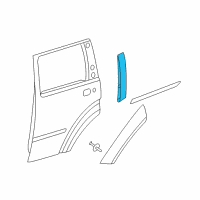 OEM 2011 Dodge Nitro APPLIQUE-C Pillar Diagram - 55113101AC