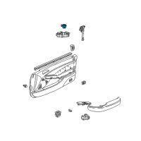 OEM 2003 Acura CL Switch Assembly, Remote Control Mirror Diagram - 35190-S3M-A02