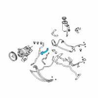 OEM 2006 BMW 650i Suction Hose Diagram - 32-41-6-850-098