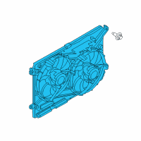 OEM 2017 Ford Fusion Fan Assembly Diagram - FG9Z-8C607-B