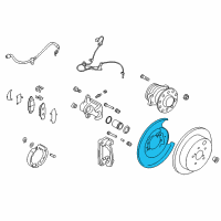 OEM 2013 Scion FR-S Splash Shield Diagram - SU003-00640