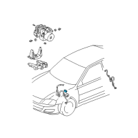 OEM Toyota Avalon Relay, Active Lamp Diagram - 89537-41020