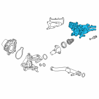 OEM Honda Outlet, Water Diagram - 19315-5K0-A00