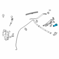 OEM Infiniti M56 Motor Assy-Windshield Wiper Diagram - 28810-1MA0B