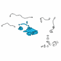 OEM 2016 Lexus RC350 Fuel Vapor Canister Diagram - 77740-24100