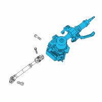 OEM 2016 Kia Forte Column Assembly-Upper Diagram - 56310A7400