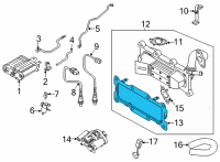 OEM Hyundai Gasket-EGR Cooler Diagram - 28493-2S050