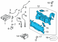 OEM 2022 Hyundai Santa Cruz EGR Cooler Diagram - 28460-2S010