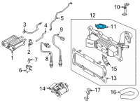 OEM 2022 Hyundai Tucson Gasket-EGR Pipe Diagram - 28493-2S020