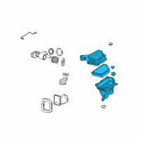 OEM Chevrolet Air Cleaner Assembly Diagram - 92230374