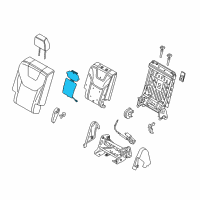 OEM 2021 Ford Edge Seat Back Heater Diagram - FT4Z-14D696-P