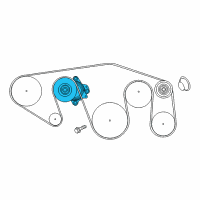 OEM Nissan Titan XD Tensioner Assy-Auto Diagram - 11955-9FV0A