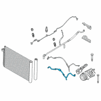 OEM 2013 BMW 535i GT xDrive Suction Pipe Diagram - 64-53-9-209-708