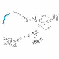 OEM 2016 Nissan NV200 Hose Vacuum Tank Diagram - 47474-3LM0A