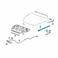 OEM GMC Support Cylinder Diagram - 23408397