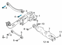 OEM Ford Bronco Sport Lateral Arm Mount Bolt Diagram - -W719419-S439