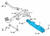 OEM 2022 Ford Bronco Sport ARM ASY - REAR SUSPENSION Diagram - LX6Z-5500-F