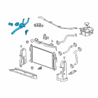 OEM 2018 Cadillac XTS Thermostat Housing Diagram - 12638452