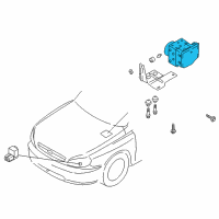 OEM 2004 Kia Rio Abs Assembly Diagram - 58970FD100