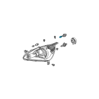 OEM 2015 Acura ILX Bulb (12V 21W/5W) (Stanley) Diagram - 34906-ST5-003