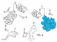 OEM Ford F-150 TURBOCHARGER ASY Diagram - ML3Z-6K682-B