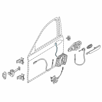 OEM 2017 BMW 740i Operating Rod, Door Front Right Diagram - 51-21-7-337-992