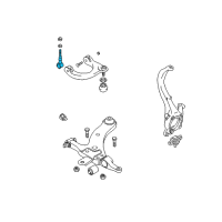 OEM Kia Amanti Shaft Assembly-Upper Arm Diagram - 544403F100