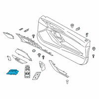 OEM 2021 BMW M8 Gran Coupe CONTROL UNIT SEAT MEMORY, LE Diagram - 61-31-9-867-157