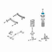 OEM 2005 Hyundai Accent INSULATOR-STRUT Diagram - 55311-25000