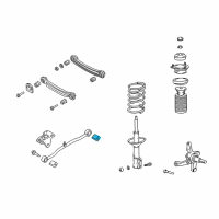 OEM Hyundai Accent Bush-Trailing Arm Diagram - 55119-25000