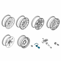 OEM 2012 Ford F-150 Wheel Lock Kit Diagram - 6L3Z-1A043-AA