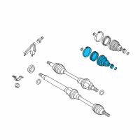 OEM Ford Outer Boot Diagram - C1BZ-3A331-C