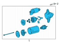 OEM Toyota Corolla Cross Starter Diagram - 28100-F2110