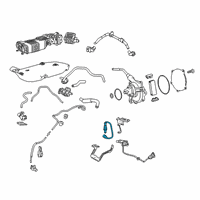 OEM 2021 Lexus RX350L Sensor, Oxygen Diagram - 89465-48390