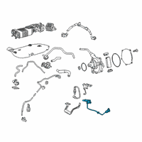 OEM 2020 Lexus ES350 Sensor, Air Fuel Ratio Diagram - 89467-48320