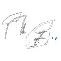 OEM 2007 Toyota Matrix Regulator Handle Diagram - 69260-01020-B5