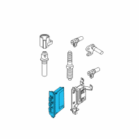 OEM Ford Explorer ECM Diagram - 5U7Z-12A650-GKARM