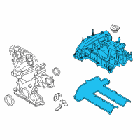 OEM 2014 Ford Fiesta Valve Cover Diagram - CM5Z-6582-G