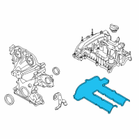 OEM Ford EcoSport Valve Cover Gasket Diagram - CM5Z-6584-B