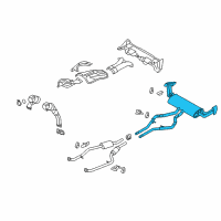 OEM 2015 BMW X6 Rear Exhaust Flap Muffler Diagram - 18-30-8-623-118