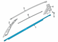 OEM 2021 Kia K5 W/STRIP Assembly-Rr Dr B Diagram - 83210L3000