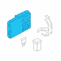 OEM 2010 Pontiac G3 Junction Block Diagram - 96842761