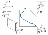 OEM 2022 Kia Carnival HOSE Diagram - 25451R0100