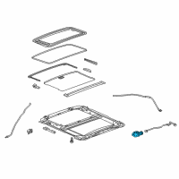 OEM Cadillac Motor Diagram - 22986957